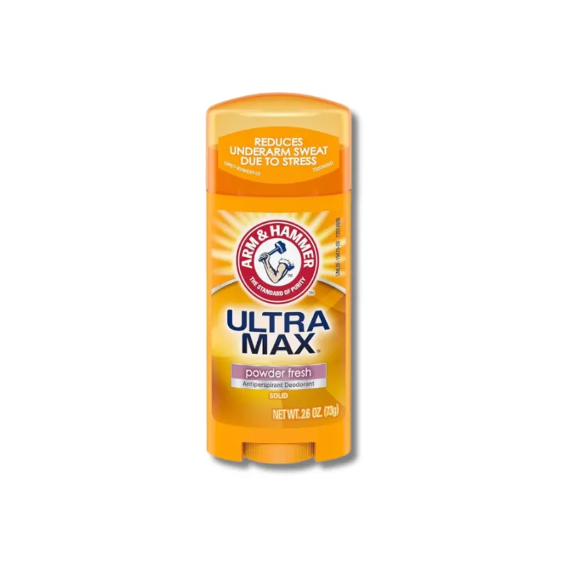 A&H Deodorant UltraMax Solid Powder Fresh, 2.6 oz - 120 Pack