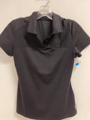 Athletic Top Short Sleeve By Fila In Black, Size: Xs