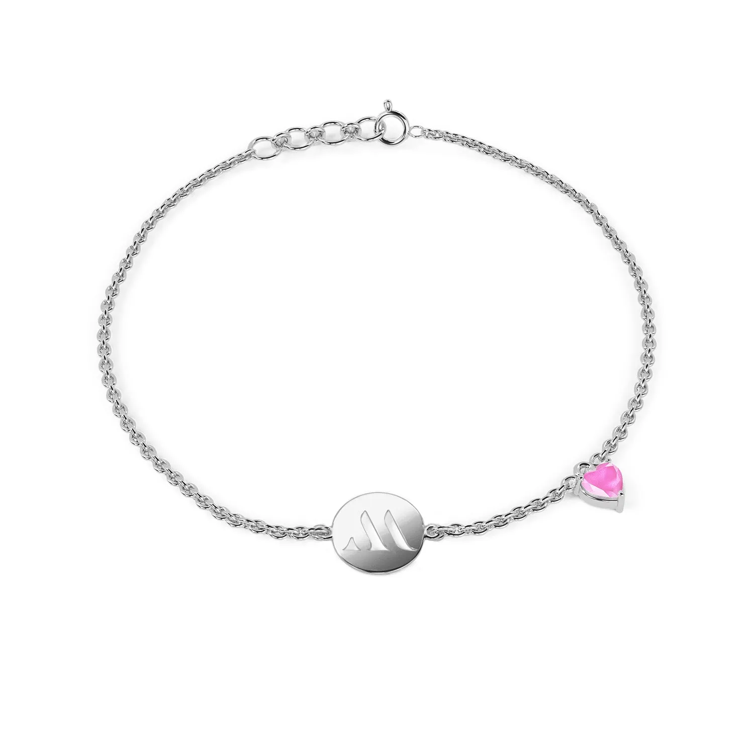 Initial M Bracelet