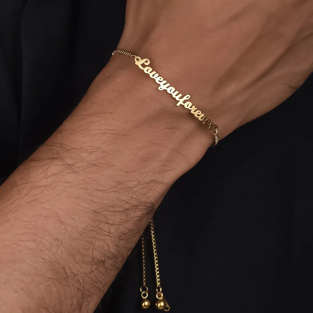 Love You Forever Adjustable Rakhi