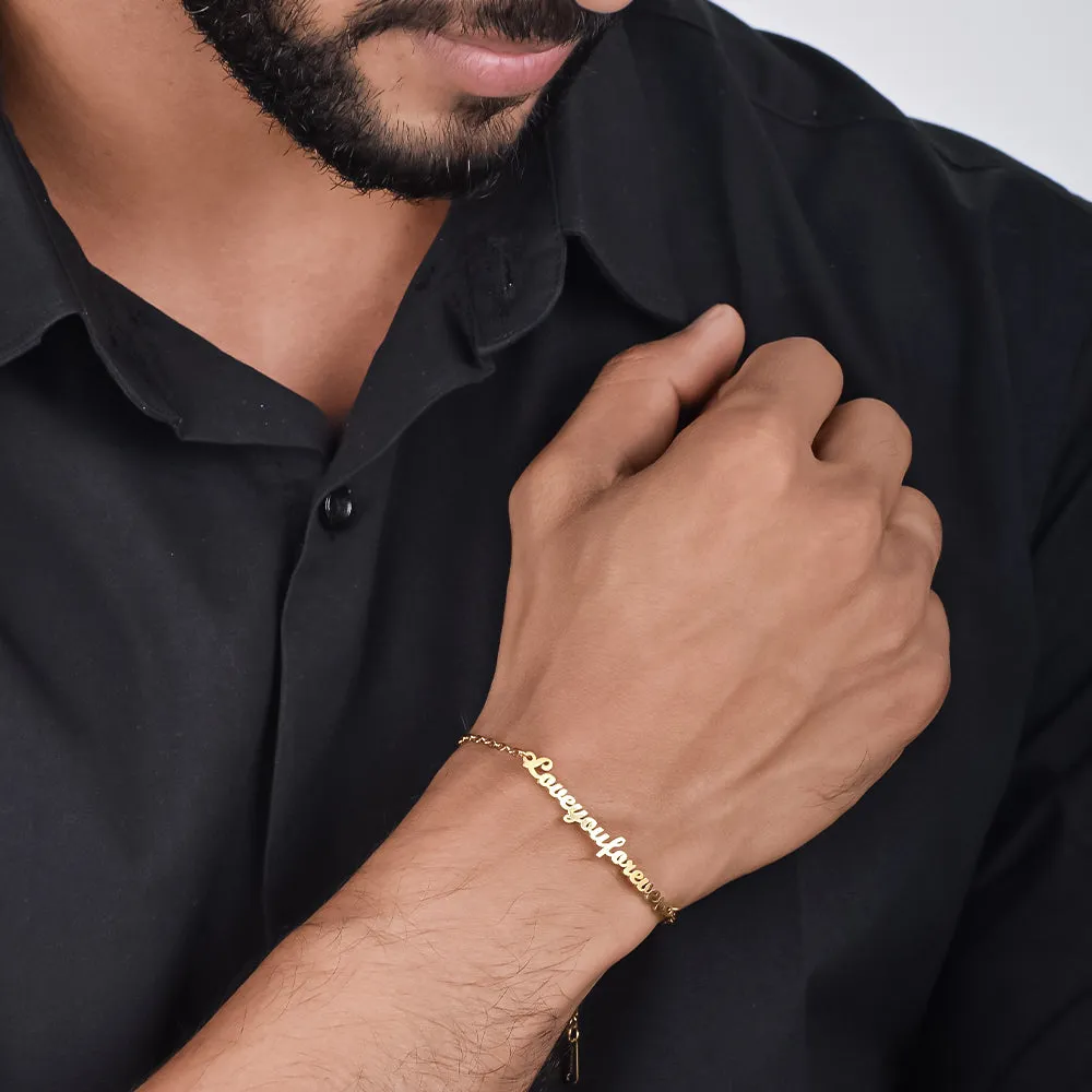 Love You Forever Adjustable Rakhi