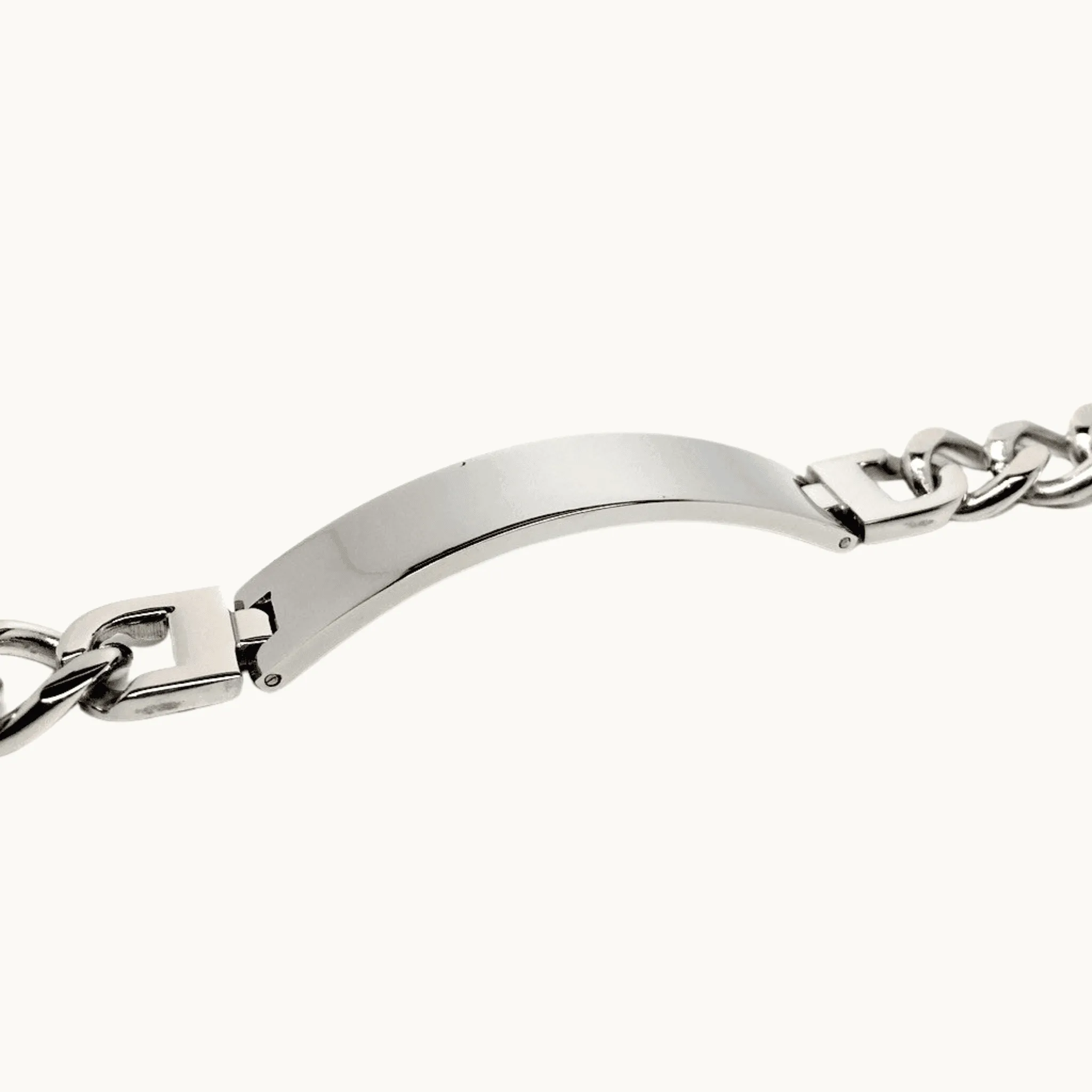 Men's Solid Stainless Steel Bracelet Designer - Italian Jewellery