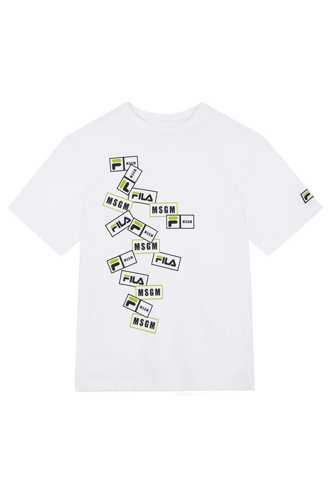 MSGM X FILA Short Sleeve Women's T-Shirt