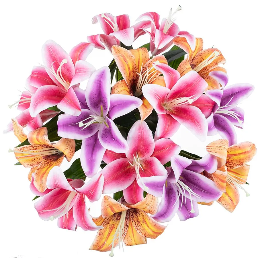 "Luscious Lilies" Forever Flowerz Romantic Collection x30