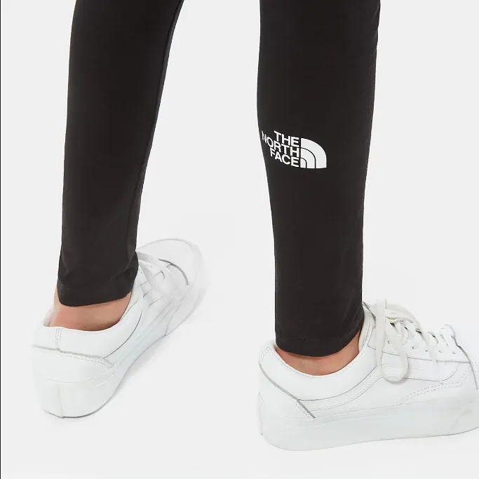The North Face Girl Cotton Blend Legging NF0A3VEHKY41 black white