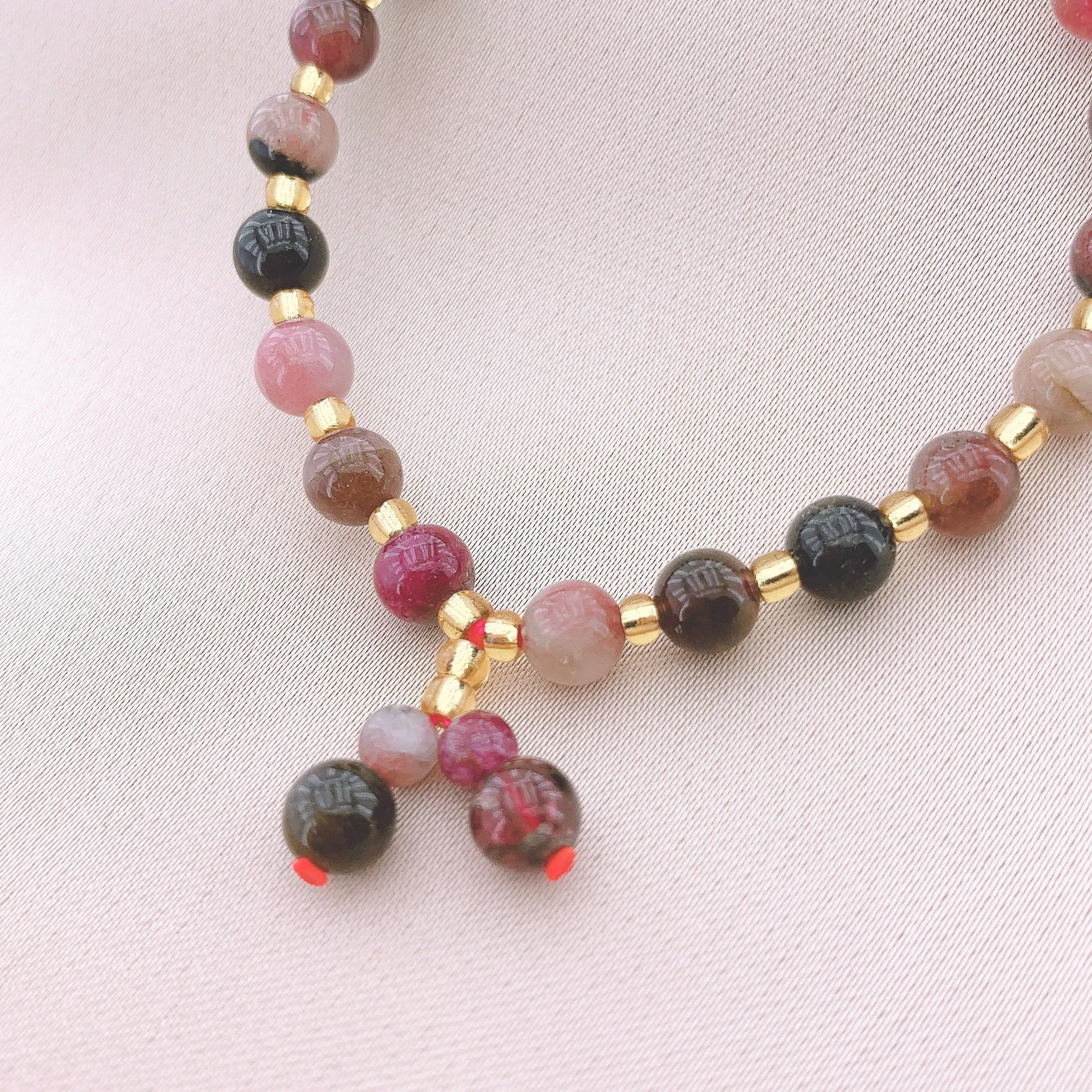 Women's Fashion Tourmaline Beads Gemstone Bracelet